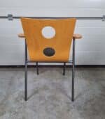Vintage stoel Drisag Occhio Van Roel Vandebeek Voor Drisag Met armleuning - Afbeelding 5